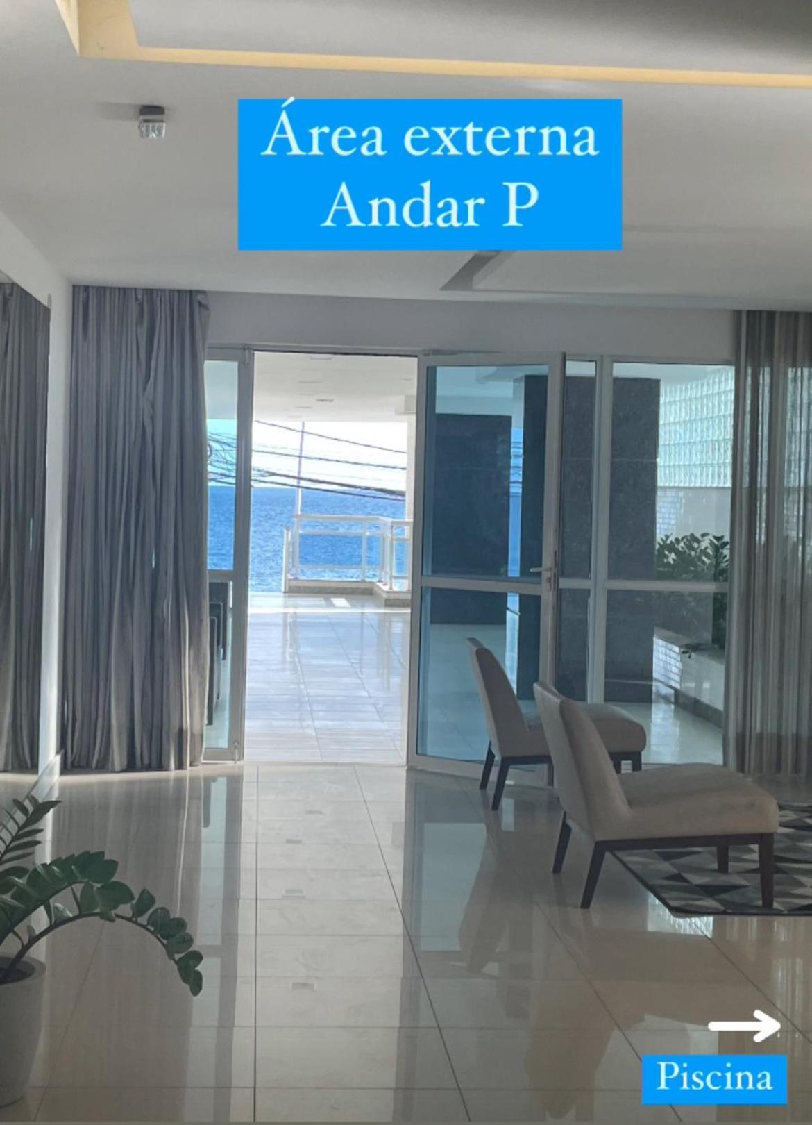 Apartamento Ondina Porto Com Vista Para O Mar Salvador Bagian luar foto